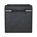 Collapsible Cargo Storage Box Organizer Non Woven Tote 12x12x12 Inch