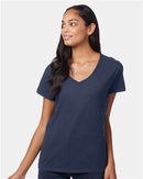 Hanes Women's V Neck T Shirt Perfect Tee