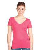 Next Level Women T Shirt V Neck 3-Pack  Ideal Short Sleeve More Comfort