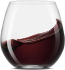 Set of 4 Wine Glasses Stemless for Red or White Wine (Set of 4)-15-Ounces