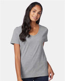 Hanes Women's V Neck T Shirt Perfect Tee