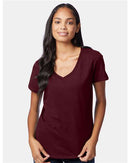 Hanes Women's V Neck T Shirt Perfect Tee