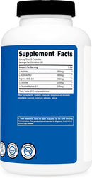 Nitric Oxide Booster 2250mg, 180 Capsules, Gluten Free Amino Acids in Vitamins & Supplememnts