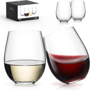 White Wine Glasses, Set of 4 18 oz