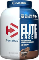 Dymatize Elite Casein Protein 4lb Chocolate Muscle Building Slow Digest