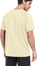 5 Pack Running Shirts Men Sport Tops Dry Fit Gym Wicking Athletic T Shirts Breathable Cool Workout Shirts