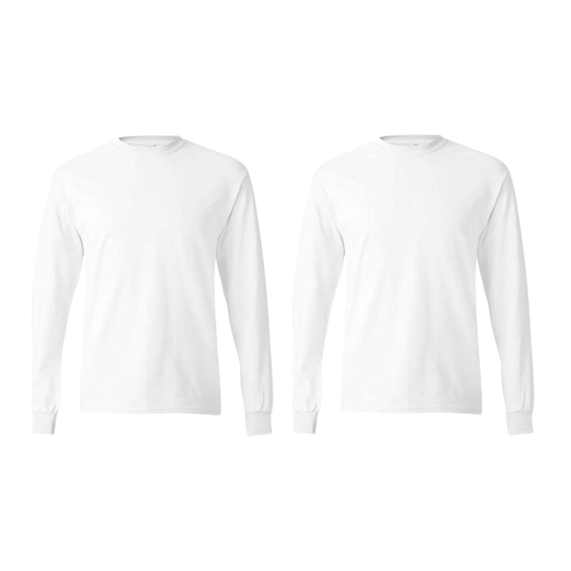 Hanes Women T-Shirt Tees Long Sleeve Cozy and Moisture Wicking 2-Pack