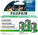 3 Rolls Fujifilm 400 Color Print Fujicolor 35mm Film, 36 Exposure