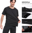 5 Pack Running Shirts Men Sport Tops Dry Fit Gym Wicking Athletic T Shirts Breathable Cool Workout Shirts