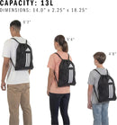 Adidas Alliance Sackpack – Drawstring Backpack for Sports, Small Gym Bag, Black/3, OSFA
