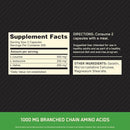 Optimum Nutrition Instantized BCAA Capsules, Keto Friendly Branched Chain Essential Amino 1000 Caps