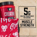 BSN Creatine Monohydrate Powder Micronized 5g per Serving, 60 Servings