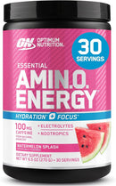 Optimum Nutrition Amino Energy Powder Plus Focus, with BCAA, Electrolytes, and Caffeine, Watermelon, 30 Servings