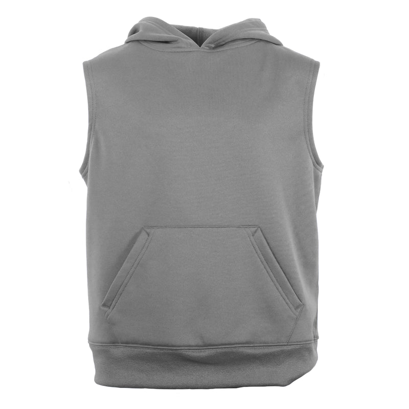 EG PRO Boy Girls Sleeveless Hoodie Youth Tech Fleece Youth