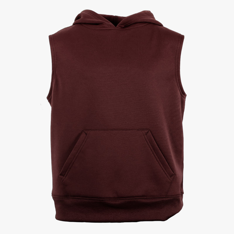 EG PRO Boy Girls Sleeveless Hoodie Youth Tech Fleece Youth
