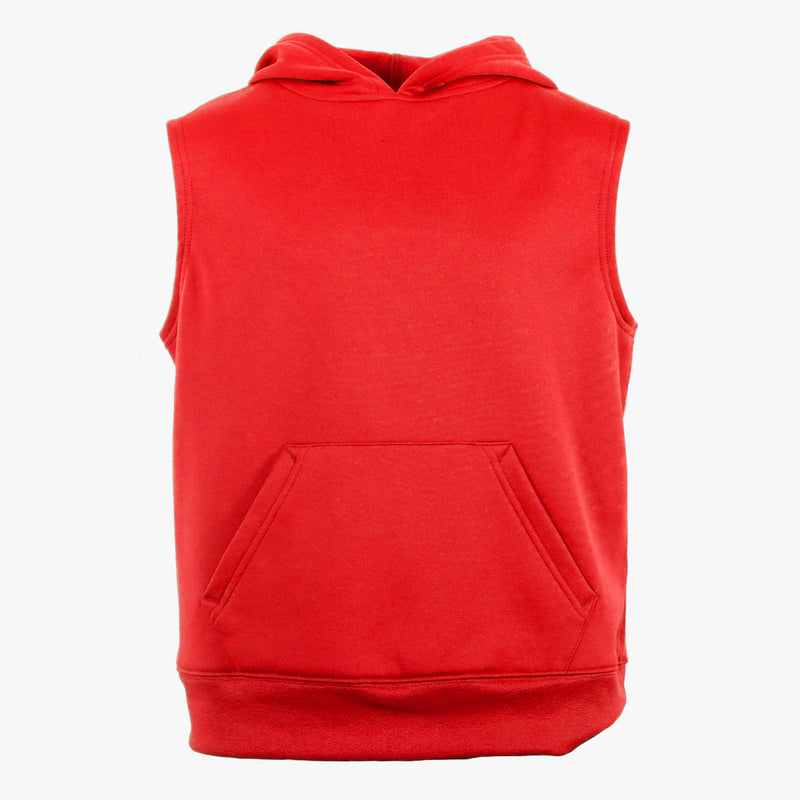 EG PRO Boy Girls Sleeveless Hoodie Youth Tech Fleece Youth