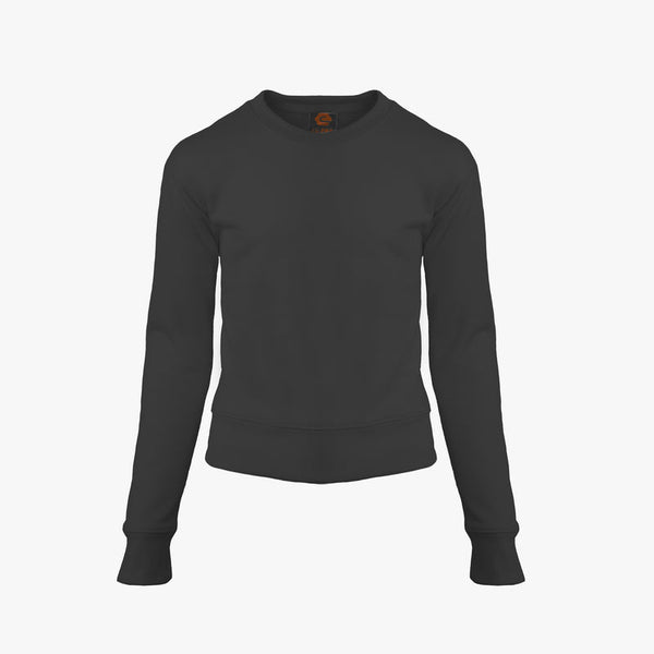 EG PRO Girl Boy Sweatshirts Fleece Long Sleeve Shirts Essential Neutral Crew Neck Top (Youth)