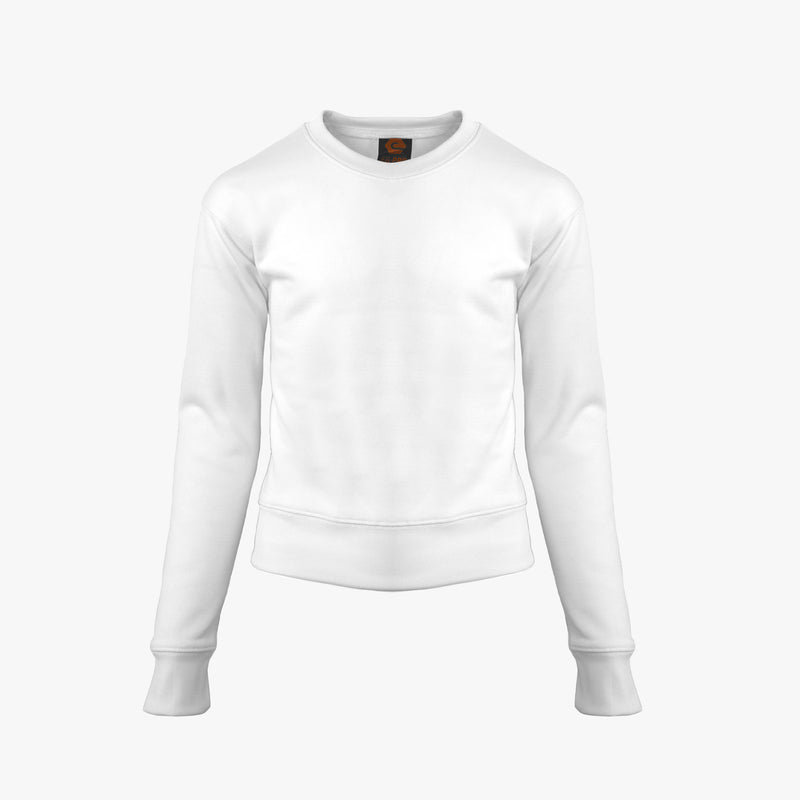 EG PRO Girl Boy Sweatshirts Fleece Long Sleeve Shirts Essential Neutral Crew Neck Top (Youth)