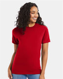 Hanes Beefy-T Women T Shirt Tees Short Sleeve 2-Pack Upto 5XL Sizes Available