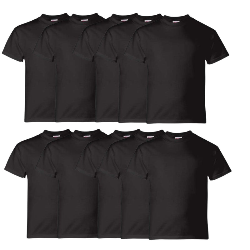 EG PRO Girls Undershirt T-Shirts 10-Pack Basic Tees for Everyday Wear Soft Cotton Essentials