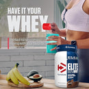 Dymatize Elite 100% Whey Protein 2lb Cookies and Cream Muscle Building