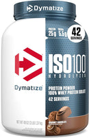 Dymatize ISO 100 Hydrolyzed Whey Protein 3lb Gourmet Chocolate Gym Recovery