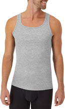 Hanes Men's Tank Undershirt Pack, Cotton Tank Undershirt, Moisture-Wicking, Breathable Tagless