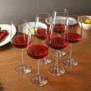 Set of 12 Wine Glasses 15 oz Whiskey Thickened Stemmed Glasses for Red/White Wine, Heavy Base Clear Red Wine Glasses for Everyday, Wine Lovers, Parties, Gifts, Dishwasher Safe