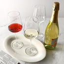 CHEERS! White Wine Glasses Set of 8 Lead Free Crystal Gift 15 oz