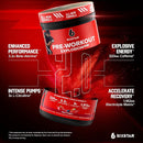 Six Star Pre-Workout Powder for Men & Women, Fruit Punch, 30 Servings