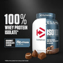 Dymatize ISO 100 Hydrolyzed Whey Protein 3lb Gourmet Chocolate Gym Recovery