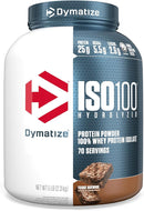 Dymatize ISO 100 Hydrolyzed Whey Protein 5lb Fudge Brownie Post Workout Bulk