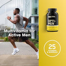 Optimum Nutrition Opti-Men, Vitamin C, Zinc and Vitamin D, E, B12 for Immune Support Mens Daily Multivitamin Supplement, 150 Count