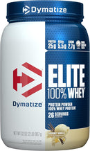 Dymatize Elite 100% Whey Protein 2lb Vanilla Post Workout Protein Powder