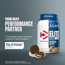 Dymatize Elite 100% Whey Protein 2lb Cookies and Cream Muscle Building