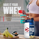 Dymatize Elite 100% Whey Protein 5lb Chocolate Bulk Muscle Protein Powder