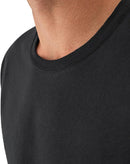 Hanes Ultimate Men's Stay-Tucked Soft Cotton Undershirts Slim Fit Crew T-Shirt (7 Pack)