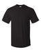 Hanes Men's Flat Collar Breathable Cotton Undershirt - 6-Pack, Black Pocket T-Shirts