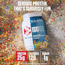 Dymatize ISO 100 Hydrolyzed Whey Protein 3lb Fruity Pebbles Muscle Building
