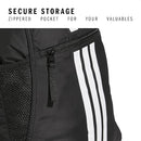 Adidas Alliance Sackpack – Drawstring Backpack for Sports, Small Gym Bag, Black/3, OSFA