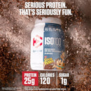 Dymatize ISO 100 Hydrolyzed Whey Protein 3lb Cocoa Pebbles Bulk Fitness Shake