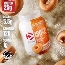 Dymatize ISO 100 Hydrolyzed Whey Protein 1.4lb Glazed Donut Fitness Protein