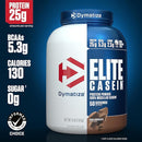 Dymatize Elite Casein Protein 4lb Chocolate Muscle Building Slow Digest