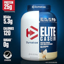 Dymatize Elite Casein Protein 2lb Vanilla Night Time Recovery Protein