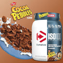 Dymatize ISO 100 Hydrolyzed Whey Protein 3lb Cocoa Pebbles Bulk Fitness Shake