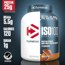 Dymatize ISO 100 Hydrolyzed Whey Protein 5lb Chocolate Peanut Butter Gym Shake