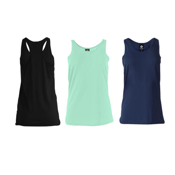 EG PRO Women's Racerback Tank Top 3-pack