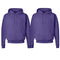 Hanes - Ecosmart Hooded Sweatshirt Super Soft Cotton Moisture-Wicking - 2 Pack