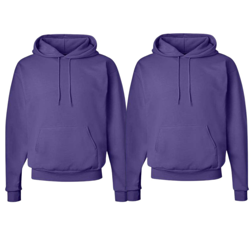 Hanes - Ecosmart Hooded Sweatshirt Super Soft Cotton Moisture-Wicking - 2 Pack