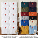 EG PRO Men T Shirts Undershirts Tees Short Sleeve Cotton 12 Pack Soft & Stylish